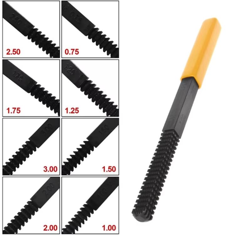 Thread Repair File Repair Tools, Metric 0.75-3.0mm, PF / BSP 11-28, SAE / UN 12-28, BSW / BSF 11-26
