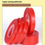 5rolls 0.2mm Thick Acrylic Polyester PET Double Sided Adhesive Tape, 10m/roll, 3mm, 4mm, 5mm, 6mm, 8mm, 10mm, 15mm, 20mm
