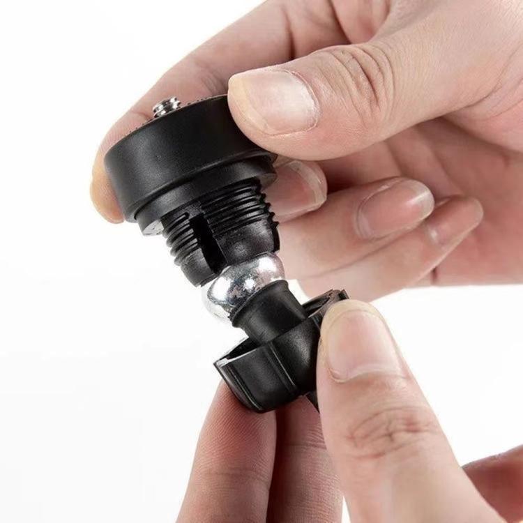 3pcs 1/4 Screw Connector Car Tuning Accessories Plastic Head 17mm Ball Head Cell Phone Holder