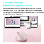 Rapoo Wireless Triple Mode Mice Ergonomic Desktop Laptop Business Office Mouse, MT760 Black, MT760mini Black, MT760 Gray, MT760mini Gray, MT760 Pink, MT760mini Pink