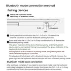 Rapoo E9000G Wireless Bluetooth Keyboard Computer Laptop Cell Phone Keyboard