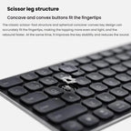 Rapoo E9000G Wireless Bluetooth Keyboard Computer Laptop Cell Phone Keyboard