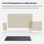 Rapoo E9000G Wireless Bluetooth Keyboard Computer Laptop Cell Phone Keyboard