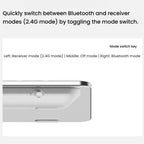 Rapoo E9000G Wireless Bluetooth Keyboard Computer Laptop Cell Phone Keyboard