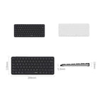 Rapoo E9050L Tri-mode Bluetooth Wireless Keyboard Silent Laptop Keyboard