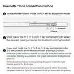Rapoo E9050L Tri-mode Bluetooth Wireless Keyboard Silent Laptop Keyboard