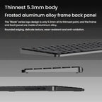 Rapoo E9050L Tri-mode Bluetooth Wireless Keyboard Silent Laptop Keyboard