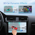 7 Inch 4+64G WiFi Version Dual Butt Universal Bluetooth Wireless Carplay Car Navigation Center Control, Standard, Standard+AHD+Mic