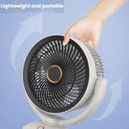 USB Air Circulation Fan Office Desktop Small Fan, USB Plug, Rechargeable