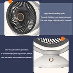 USB Air Circulation Fan Office Desktop Small Fan, USB Plug, Rechargeable
