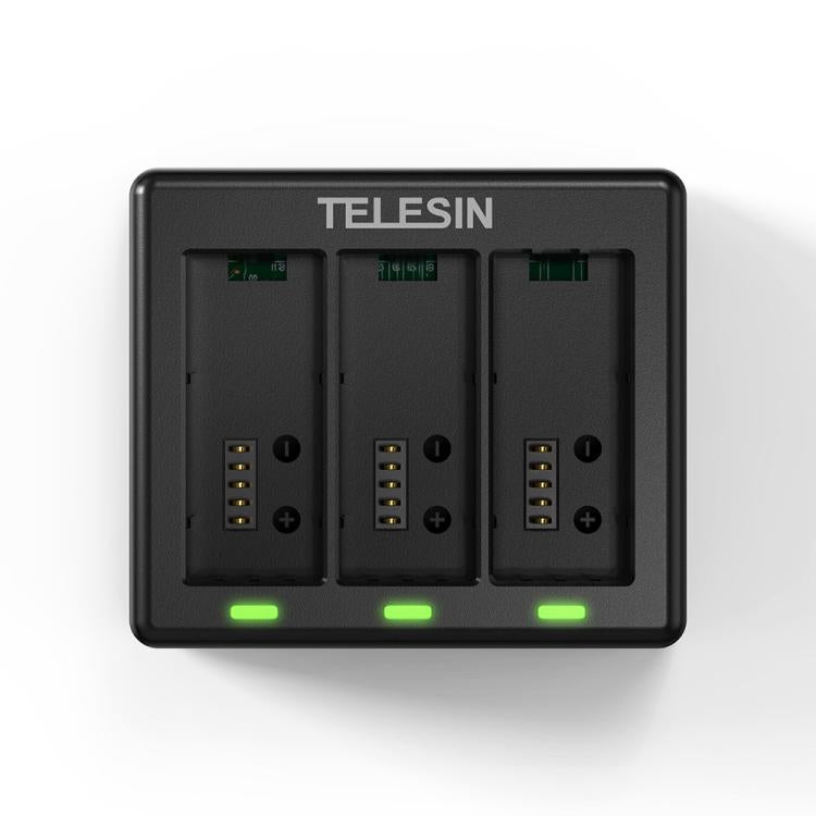 For GoPro HERO13 Black TELESIN 3 Slots Charging Base Action Camera Accessories, Charging Base