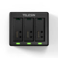 For GoPro HERO13 Black TELESIN 3 Slots Charging Base Action Camera Accessories, Charging Base