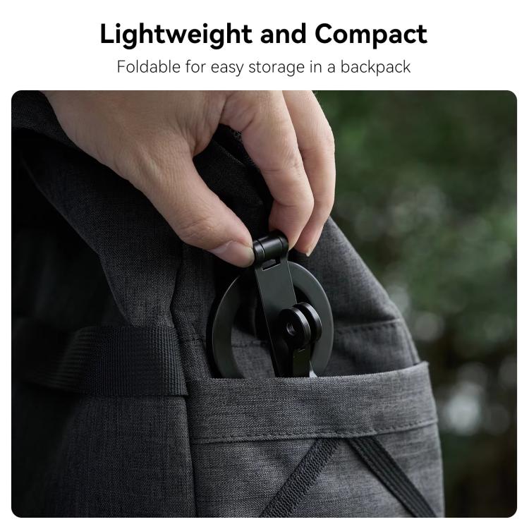 TELESIN Mobile Phone Magnetic Stand Two Claw Adapter Compatible with Chest Strap, Backpack Clip, Neck Mount, Phone Magnetic Stand