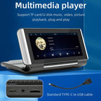6.86 Inch Foldable Portable Bluetooth Car MP5 Player With MirrorLink/CarPlay/Android Auto Support, B5370, B5370+4LEDs Reversing Camera, B5370+8LEDs Reversing Camera, B5370+12LEDs Reversing Camera