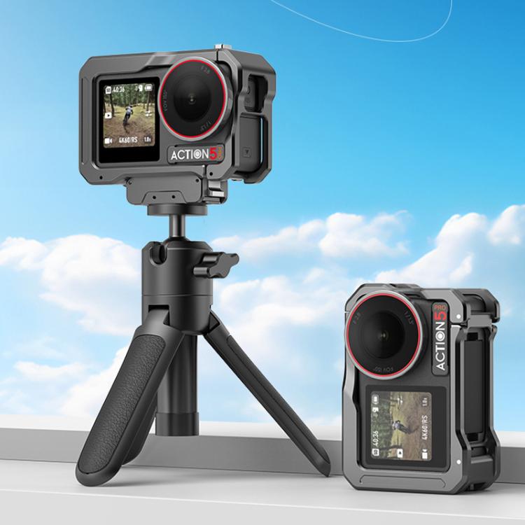 For DJI Osmo Action 5 Pro / 4 / 3 HEPAIL AC70 Metal Rabbit Cage, AC70