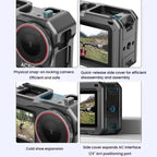 For DJI Osmo Action 5 Pro / 4 / 3 HEPAIL AC70 Metal Rabbit Cage, AC70