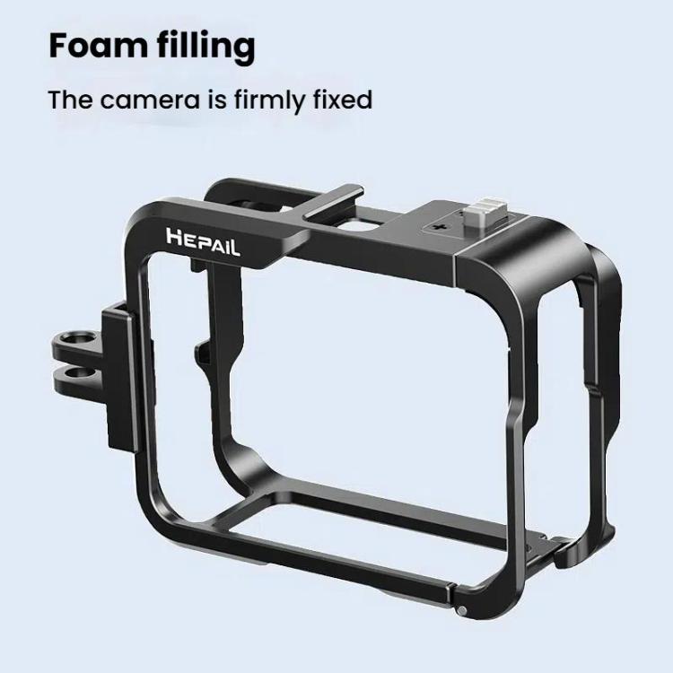 Metal Rabbit Cage Camera Frame Accessories, For Insta360 Ace HEPAIL AC-25, For Insta360 Ace Pro HEPAIL AC-26
