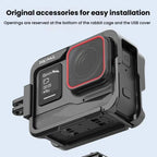 Metal Rabbit Cage Camera Frame Accessories, For Insta360 Ace HEPAIL AC-25, For Insta360 Ace Pro HEPAIL AC-26