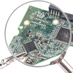 60mm Magnifying Glass With Auxiliary Clamp Soldering Iron Repair Circuit Board Desktop Magnifying Glass, 5X With Auxiliary Clamp