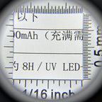 Alloy Handheld 60x USB Charging Touch Switch LED Light Optical Glass Magnifier