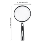 110mm 2/4X Handheld Magnifying Glass HD Reading Acrylic Lens Magnifying Glass, 2/4X Handheld