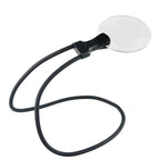 5/10X Multi-Function Desktop Magnifying Glass HD Jewelry Carving Repair Workbench Magnifying Glass, 5/10X Hanging (Black)