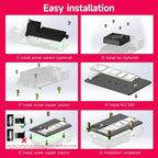 Yahboom PCIe To M.2 Adapter Expansion Board For Raspberry Pi 5 NVMe Expansion Board, Separate Board, Board + 256G SSD