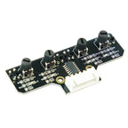 Yahboom 4 Channel Infrared Tracking Sensor Module For Smart Car Robot, Module, Module+ 6Pin Cable, With 6Pin Cable+16mm Copper Column, With 6Pin Cable+23mm Copper Column, Module+DuPont Cable, With DuPont Cable+16mm Copper Column                        ...