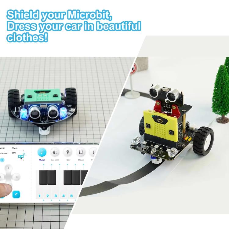 Yahboom For Micro:bit V1.5/ V2 Board Silicone Case Protective Shell