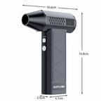 SUITU ST-8113 Outdoor Turbine Fan Home Lithium-ion Dust Blower Handheld Hair Dryer, Blower Gray, Blower Black, Blower+Vacuum Cleaner Gray, Blower+Vacuum Cleaner Black