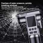 Car Air Pump With Window Breaker Cutting Tool Electric Portable Air Pump, ST-5529
