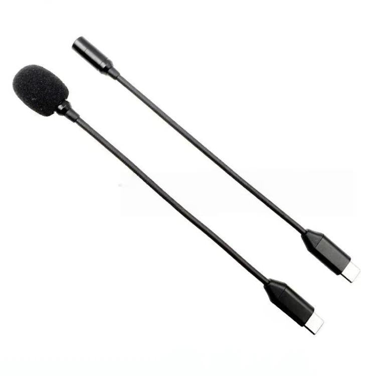 USB-C/Type-C Plug-in Microphone Speaker Mode Without Unplugging, Plug & Play Instant Audio Output, KT solution 170mm