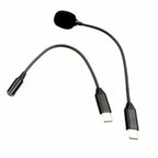 USB-C/Type-C Plug-in Microphone Speaker Mode Without Unplugging, Plug & Play Instant Audio Output, KT solution 170mm