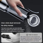 SUITU ST-6665 Pro Car Wireless Vacuum Cleaner High Power Portable Mini Handheld Blower Vacuum Cleaner, Silver Gold, With Bag Silver Gold