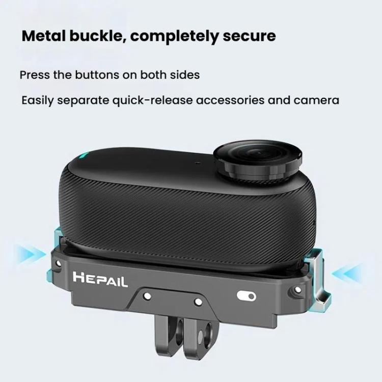 For Insta360 GO 3 / 3S HEPAIL AC69 Aluminium Alloy Quick-Release Charging Base, AC69