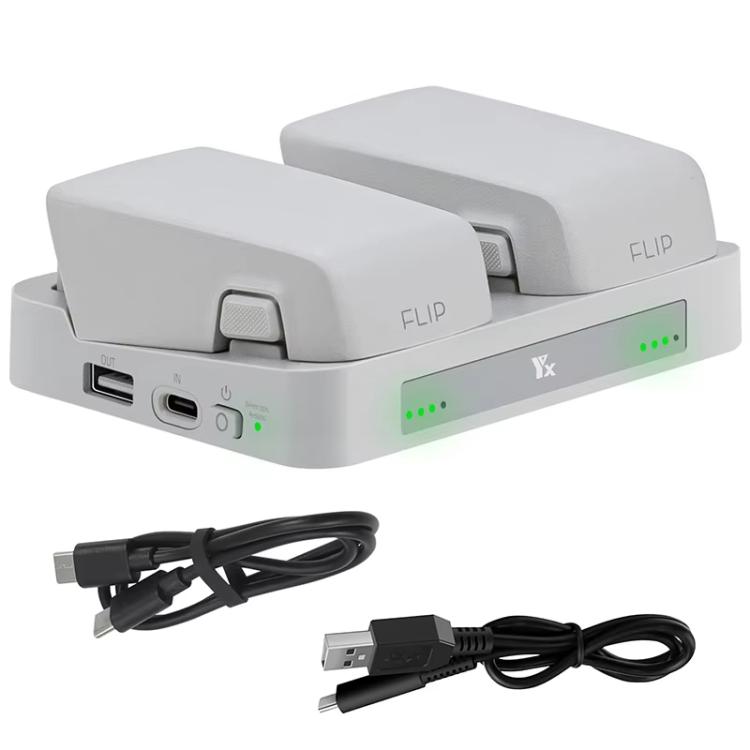 For DJI Flip YX Parallel Charger Hub Bidirectional Battery Management System, 2-way Parallel