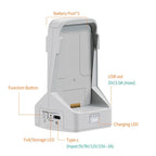 For DJI Flip YX 2-way Vertical Battery Charger Bidirectional Battery Management System, 2-way Vertical LED Indicator