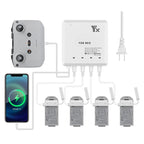 For DJI Neo Drone YX 4-port Battery Charger Charging Hub, US Plug, EU Plug, UK Plug, AU Plug