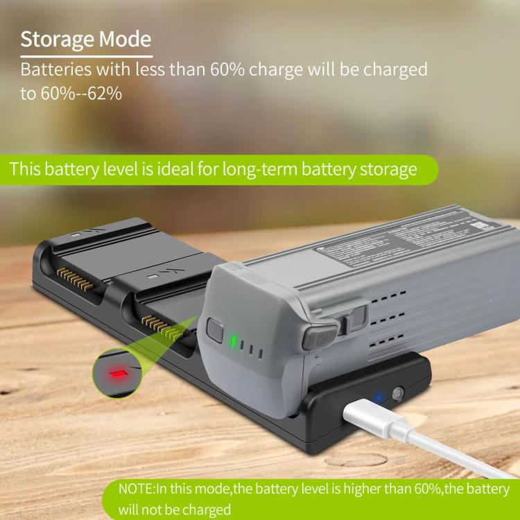 For DJI Air 3/Air 3S Battery Charger YX 3-way Charging Butler Drone Accessories, 3-way