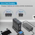 For DJI Mavic 3 Pro / Mavic 3 YX Battery Charger Discharger Hub 3-in-1 Smart Charging Station With Color Screen, US Plug, AU Plug, EU Plug, UK Plug