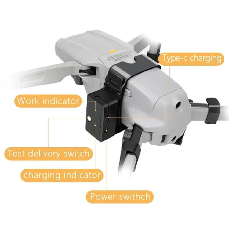 For DJI Mavic Air 2 Drone YX Airdrop System Rechargeable Thrower Load 500g, For DJI Mavic Air 2