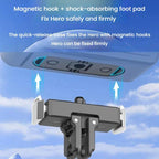 For GoPro HERO13 Black HEPAIL AC67 Magnetic Metal Quick Release Base, AC67