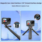 For GoPro HERO13 Black HEPAIL AC67 Magnetic Metal Quick Release Base, AC67