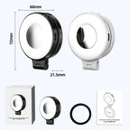 HEPAIL AC74 Magsafe Magnetic Smartphone Light Portable Handheld Selfie Light