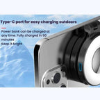 HEPAIL AC74 Magsafe Magnetic Smartphone Light Portable Handheld Selfie Light