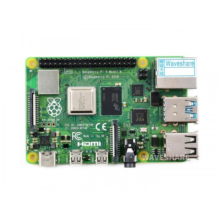 BCM2711B0 64-Bit Quad-Core 4K Dual Mini HDMI For DIY, IoT, Python Development, Waveshare For Raspberry Pi 4 Model B 2GB, Waveshare For Raspberry Pi 4 Model 4GB, Waveshare For Raspberry Pi 4 Model B 8GB