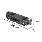 For Insta360 GO 3 / 3S HEPAIL AC-08 Aluminium Alloy Magnetic Quick Release Base, AC-08