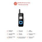 HELIDA T-M1 Mini Portable Rechargeable Two-Way Radio 22 Channels Compact Walkie Talkie, EU Plug White, EU Plug Black, US Plug White, US Plug Black