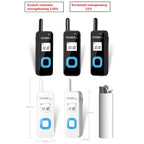 HELIDA T-M1 Mini Portable Rechargeable Two-Way Radio 22 Channels Compact Walkie Talkie, EU Plug White, EU Plug Black, US Plug White, US Plug Black