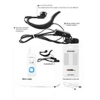 HELIDA T-M1 Mini Portable Rechargeable Two-Way Radio 22 Channels Compact Walkie Talkie, EU Plug White, EU Plug Black, US Plug White, US Plug Black